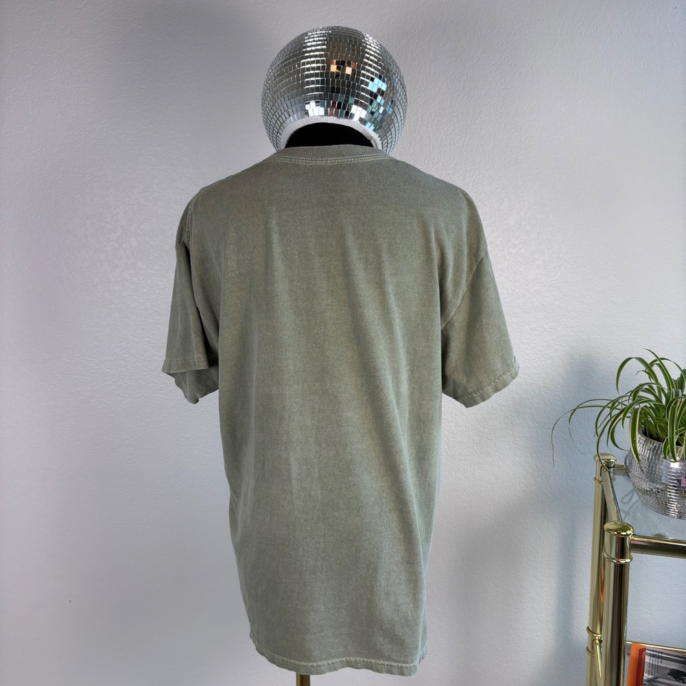 Pink Floyd The Dark Side of the Moon T Shirt, Size M Green Cotton Graphic Tee - Picture 5 of 16
